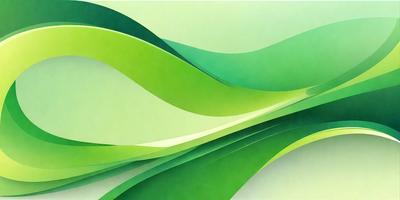 The primary subject of the image is a green and white painting or drawing of a mountainous landscape. The setting is a green background, which complements the colors of the artwork. The visual style appears to be a combination of digital art and illustration, creating a unique and vibrant atmosphere. The dominant colors are green and white, which contribute to a serene and natural mood.
