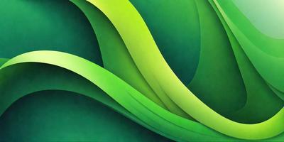 The primary subject of the image is a green, leafy plant. The setting is a green background, which creates a lush and vibrant atmosphere. The visual style is a digital art or illustration, showcasing the intricate details of the plant. The colors and mood are predominantly green, conveying a sense of freshness and growth.