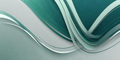 The primary subject of the image is a large, colorful, and abstract design. The setting is a white background, which provides a clean and minimalist appearance. The visual style is a combination of digital art and illustration, creating a unique and eye-catching pattern. The dominant colors in the design are green and blue, which contribute to a calming and soothing atmosphere.