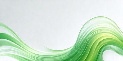 The primary subject of the image is a large, curved wave painted on a white surface. The wave is depicted in a vibrant green color, giving it a lively and dynamic appearance. The setting appears to be a white wall, which serves as the background for the wave painting. The visual style of the image is a combination of artistic expression and digital art, as it is a well-crafted and detailed painting. The colors and mood of the image are energetic and lively, as the green wave stands