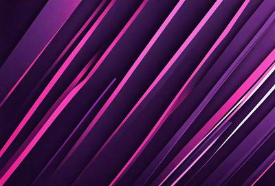 The primary subject of the image is a purple and pink striped pattern. The setting is a background of a similar pattern, creating a visually striking scene. The visual style is a combination of digital art and illustration, with the colors and mood being predominantly purple and pink, giving the image a vibrant and lively atmosphere.