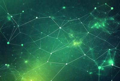 The primary subject of the image is a green background with a pattern of white lines. The setting appears to be a digital art or illustration, as the lines are intricately intertwined and create a visually appealing design. The visual style is a combination of a photo and digital art, as the lines are both detailed and have a digital appearance. The colors and mood of the image are predominantly green, with the white lines adding a touch of contrast and visual interest.