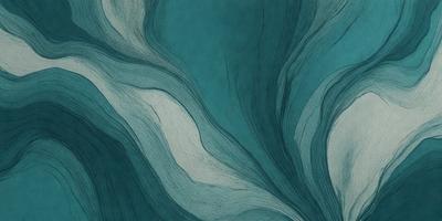 The primary subject of the image is a blue and white flowery pattern. The setting is a blue background, which creates a contrast with the flowery pattern. The visual style is a combination of digital art and illustration, giving the image a unique and artistic appearance. The dominant colors are blue and white, creating a calm and soothing atmosphere.