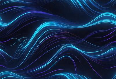 The primary subject of the image is a purple and blue swirling pattern, which appears to be a digital art or illustration. The setting is a dark background, which contrasts with the vibrant colors of the swirling pattern. The visual style suggests a modern and artistic approach to the image. The dominant colors are purple and blue, creating a sense of depth and movement in the artwork.