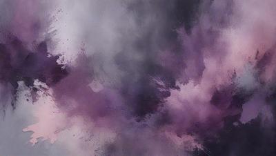 The primary subject of the image is a purple and pink cloud. The setting is a purple and pink sky, which creates a vibrant and colorful atmosphere. The visual style of the image is a digital art or illustration, as it appears to be a painting or drawing with a textured and artistic appearance. The colors and mood of the image are predominantly purple and pink, giving it a warm and inviting feel.