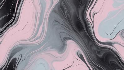The primary subject of the image is a close-up of a gray and pink swirl pattern. The setting is a gray and pink background, which adds to the visual style. The image appears to be a digital art or illustration, showcasing the swirl pattern in a unique and artistic manner. The dominant colors in the image are gray and pink, creating a calming and visually appealing atmosphere.