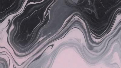 The primary subject of the image is a close-up of a marble-like surface, which appears to be a patterned stone. The setting is a dark background, which contrasts with the light-colored marble. The visual style is a combination of a photo and a digital art, as it captures the intricate details of the marble pattern. The colors and mood of the image are predominantly dark, with the marble providing a touch of light and elegance.