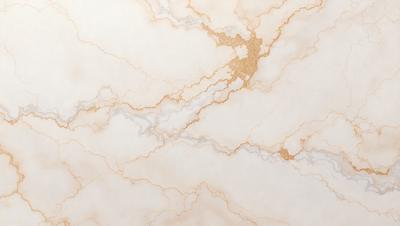 The primary subject of the image is a marble wall with a gold-colored pattern. The setting is a room with a white marble surface. The visual style is a close-up of the marble wall, showcasing its intricate design. The colors and mood of the image are predominantly white and gold, creating a luxurious and elegant atmosphere.