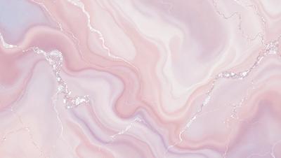 The primary subject of the image is a close-up of a marbled surface, which appears to be a pink and white marble. The setting is a room with a pink and white marble wall, which adds to the overall atmosphere of the scene. The visual style of the image is a close-up of the marbled surface, showcasing its intricate patterns and textures. The colors and mood of the image are predominantly pink and white, creating a warm and inviting ambiance.