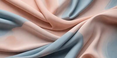 The primary subject of the image is a piece of fabric, which is the main object, scene, or focus of the image. The setting/background consists of a pink and blue color scheme, creating a visually appealing and vibrant atmosphere. The visual style of the image is a close-up of the fabric, showcasing its texture and pattern. The colors and mood of the image are predominantly pink and blue, giving it a warm and inviting feel.