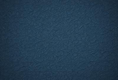 The primary subject of the image is a blue background with a pattern of wrinkles and folds. The setting appears to be a wall or a piece of fabric with a textured surface. The visual style is a close-up of the blue background, showcasing the intricate pattern of wrinkles and folds. The colors and mood of the image are predominantly blue, creating a calm and serene atmosphere.