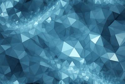 The primary subject of the image is a blue geometric pattern, which is the main object, scene, or focus of the image. The setting or background is a blue and white geometric pattern, which creates a visually appealing and cohesive environment. The visual style of the image is digital art, as it is a computer-generated design. The dominant colors in the image are blue and white, which contribute to a calm and soothing atmosphere.