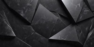 The primary subject of the image is a black marble tile. The setting is a black and white photo of the tile, which gives it a classic and elegant appearance. The visual style is a close-up of the tile, showcasing its intricate design and texture. The colors and mood of the image are predominantly black and white, creating a timeless and sophisticated atmosphere.