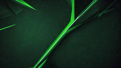 The primary subject of the image is a green leaf, which is the main object, scene, or focus of the image. The setting or background is a dark green surface, which adds to the overall atmosphere. The visual style of the image is a digital art or illustration, as it is a close-up of a green leaf on a dark green surface. The colors and mood of the image are predominantly green, creating a calm and serene atmosphere.