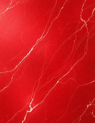 The primary subject of the image is a red marble wall with a red background. The setting is a room with a red marble wall, and the visual style is a close-up of the marble wall. The dominant colors are red, and the overall atmosphere is bold and striking.