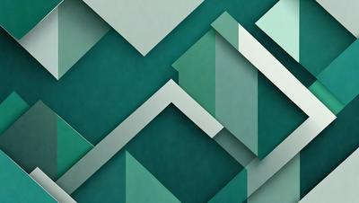 The primary subject of the image is a house, which is the main object in the scene. The setting is a green background, possibly a wallpaper or a painting. The visual style appears to be a digital art or illustration, as the house is depicted in a geometric pattern. The colors and mood of the image are predominantly green, creating a calm and serene atmosphere.