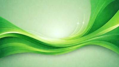 The primary subject of the image is a green wave or a green water-like pattern. The setting is a green background, which creates a vibrant and lively atmosphere. The visual style is a combination of digital art and illustration, giving the image a unique and creative appearance. The dominant colors are green, which creates a sense of freshness and natural beauty.