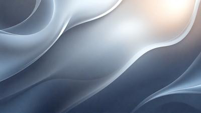 The primary subject of the image is a large, flowing wave. The wave is depicted in a digital art style, with a blue and white color scheme. The setting is a vast, open space, likely the ocean, with a cloudy sky in the background. The visual style gives the impression of a dynamic and powerful force of nature.