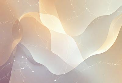 The primary subject of the image is a white, flowing, and swirling pattern that resembles a galaxy or a starry night. The setting is a white background, which provides a clean and minimalist appearance. The visual style is a combination of digital art and illustration, creating a unique and captivating image. The colors and mood are predominantly white, which gives the image a serene and calming atmosphere.