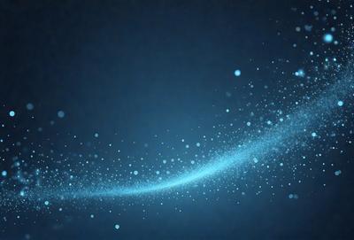 The primary subject of the image is a blue background with a white starburst pattern. The setting is a dark, starry night, with the starburst pattern creating a sense of depth and movement. The visual style is a combination of digital art and illustration, creating a unique and captivating scene. The colors and mood of the image are predominantly dark and moody, with the blue background and white starburst pattern providing a sense of calmness and tranquility.