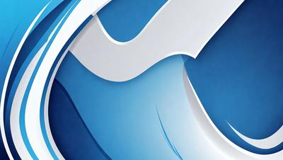 The primary subject of the image is a blue and white wave, which is the main focus of the scene. The wave is set against a white background, giving it a clean and minimalist appearance. The visual style of the image is a combination of digital art and illustration, creating a unique and eye-catching design. The dominant colors in the image are blue and white, which contribute to a calm and soothing atmosphere.