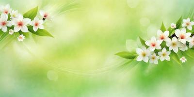 The primary subject of the image is a close-up of a flower, with a green background. The visual style appears to be a digital art or illustration, as the flower is depicted in a detailed and artistic manner. The colors in the image are predominantly green, which gives the scene a natural and serene atmosphere.