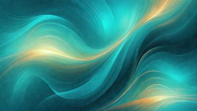 The primary subject of the image is a blue and yellow swirling pattern, which appears to be a digital art or illustration. The setting is a blue background, and the visual style suggests that it is a digital artwork. The dominant colors are blue and yellow, creating a vibrant and lively atmosphere.