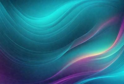 The primary subject of the image is a blue and purple ocean wave. The setting is a blue and purple ocean, with a backdrop of a blue and purple sky. The visual style is a digital art or illustration, creating a vibrant and colorful scene. The dominant colors and overall atmosphere are a mix of blue and purple, giving the image a calming and serene mood.