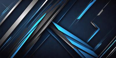 The primary subject of the image is a blue and silver geometric pattern. The setting is a dark blue background, which contrasts with the bright blue and silver colors of the pattern. The visual style is a digital art or illustration, as the pattern appears to be a part of a larger design. The overall atmosphere is modern and sleek, with the blue and silver colors evoking a sense of sophistication and elegance.