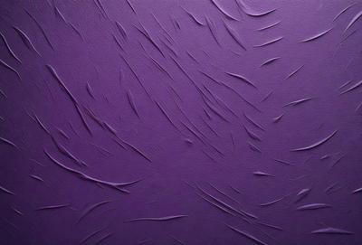 The primary subject of the image is a purple wall with a pattern of swirls and curves. The setting is a room with a purple background, and the visual style appears to be a combination of a photo and a digital art or illustration. The dominant colors are purple and white, creating a calm and soothing atmosphere.