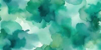 The primary subject of the image is a green plant with a leafy texture. The setting is a watercolor painting, which gives the image a vibrant and artistic appearance. The visual style is a mix of photo and digital art, creating a unique and eye-catching representation of the plant. The dominant colors are green and blue, giving the image a fresh and lively mood.
