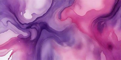 The primary subject of the image is a purple and pink painting, which features a mix of colors and textures. The setting is a canvas, and the visual style appears to be a combination of digital art and illustration. The dominant colors in the painting are purple and pink, creating a warm and inviting atmosphere.