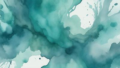 The primary subject of the image is a blue and white watercolor painting. The setting is a watercolor painting of a blue and white ocean. The visual style is a watercolor painting, which gives the image a unique and artistic appearance. The dominant colors are blue and white, creating a serene and calming atmosphere.