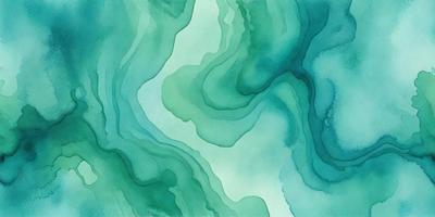 The primary subject of the image is a painting of a green, leafy plant. The setting is a blue background, which complements the green plant. The visual style is a digital art or illustration, creating a vibrant and lively atmosphere. The dominant colors are green and blue, which evoke a sense of freshness and tranquility.