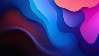 The primary subject of the image is a blue and purple patterned wall. The setting is a room with a blue and purple color scheme. The visual style is a digital art or illustration, creating a unique and artistic atmosphere. The dominant colors are blue and purple, giving the room a calm and soothing ambiance.