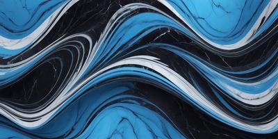 The primary subject of the image is a marble-like pattern with blue and white colors. The setting is a black background, which contrasts with the blue and white marble pattern. The visual style appears to be a digital art or illustration, as it is a detailed and intricate design. The colors and mood of the image are predominantly blue and white, creating a sense of elegance and sophistication.