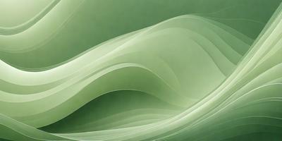 The primary subject of the image is a green, swirling, and flowing pattern. The setting is a green background, which adds to the overall atmosphere. The visual style is a combination of a photo and digital art, creating a unique and captivating image. The colors and mood are predominantly green, giving the image a soothing and natural feel.