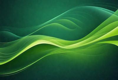 The primary subject of the image is a green and white swirl pattern. The setting is a green background, which creates a vibrant and lively atmosphere. The visual style is a digital art or illustration, as the swirl pattern is intricately detailed and the colors are rich and vivid. The overall mood of the image is energetic and dynamic, as the swirl pattern represents movement and flow.