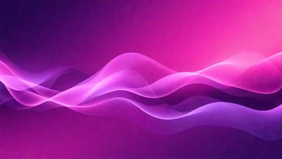 The primary subject of the image is a pink wave, which is the main focus of the scene. The wave is set against a purple background, creating a visually striking contrast. The image is a digital art piece, showcasing the artist's creativity and skill in designing and rendering the wave. The colors and mood of the image are predominantly pink and purple, evoking a sense of calmness and tranquility.