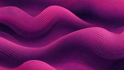 The primary subject of the image is a purple wave, which is the main object, scene, or focus of the image. The setting or background is a purple surface, which adds to the overall atmosphere. The visual style of the image is a digital art or illustration, as it is a purple wave with a patterned texture. The colors and mood of the image are predominantly purple, creating a calm and serene atmosphere.