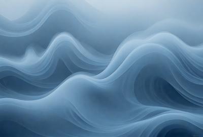 The primary subject of the image is a large, swirling wave in the ocean. The wave is depicted in a blue and white color scheme, giving it a dynamic and powerful appearance. The setting is the ocean, with the wave being the main focus of the scene. The visual style of the image is a combination of photo and digital art, creating a realistic yet artistic representation of the wave. The overall atmosphere of the image is one of strength and energy, as the wave seems to be in motion and dominating the scene.