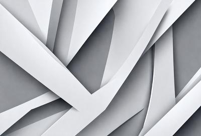 The primary subject of the image is a white paper with a pattern of cutouts. The paper appears to be a piece of art or a decorative item. The setting is a white background, which provides a clean and minimalist appearance. The visual style is a combination of digital art and illustration, as the paper cutouts create a unique and intricate design. The colors and mood of the image are predominantly white, giving it a clean and modern feel.