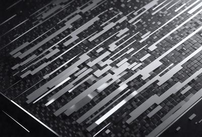 The primary subject of the image is a pattern of black and white squares. The setting is a black and white background, which creates a visually striking contrast with the pattern. The visual style is a combination of digital art and illustration, as the pattern appears to be a digital creation. The colors and mood of the image are predominantly black and white, giving it a classic and timeless feel.