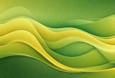 The primary subject of the image is a green and yellow swirl, which appears to be a digital art or illustration. The setting is a green background, and the visual style suggests that the image is a pattern or texture. The dominant colors are green and yellow, creating a lively and vibrant atmosphere.