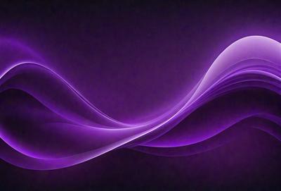 Purple Wave: The primary subject of the image is a purple wave, which is the main focus of the scene. The wave is depicted in a digital art style, giving it a unique and visually appealing appearance. The setting is a dark background, which contrasts with the purple wave, creating a striking visual effect. The overall atmosphere of the image is serene and calming, with the purple wave serving as the central point of interest.