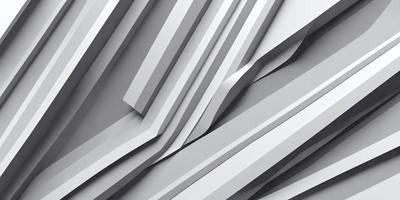 The primary subject of the image is a large, white, and gray building. The setting is a white wall, and the visual style is a digital art or illustration. The colors and mood of the image are predominantly white and gray, giving it a clean and minimalist appearance.