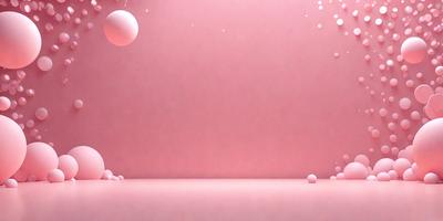 The primary subject of the image is a pink wall with a white background. The setting appears to be a room with a pink background. The visual style is a digital art or illustration, creating a unique and eye-catching design. The dominant colors are pink and white, giving the image a warm and inviting atmosphere.