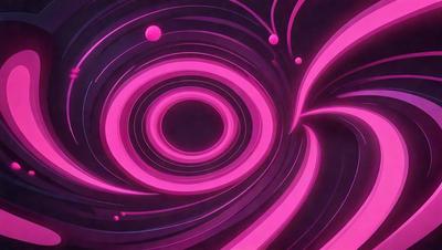 The primary subject of the image is a pink spiral, which is the main object, scene, or focus of the image. The setting/background features a pink and purple background, which adds to the overall atmosphere of the image. The visual style of the image is digital art, as it is a digital illustration or drawing. The colors and mood of the image are predominantly pink and purple, creating a vibrant and lively atmosphere.