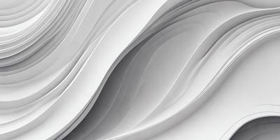 The primary subject of the image is a large stack of white paper. The setting is a room with a gray background. The visual style is a close-up of the paper, showcasing its texture and details. The colors and mood of the image are predominantly white, giving it a clean and minimalist appearance.