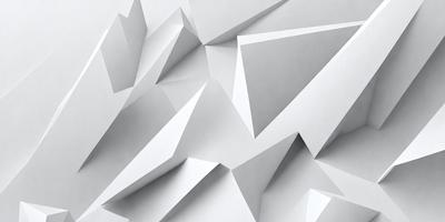 The primary subject of the image is a white paper with a geometric pattern on it. The paper is folded into a three-dimensional shape, creating a unique and interesting visual effect. The setting is a white background, which provides a clean and minimalist appearance to the paper artwork. The visual style is a combination of digital art and illustration, as the paper is manipulated to create a three-dimensional form. The colors and mood of the image are predominantly white, giving it a clean and modern feel.